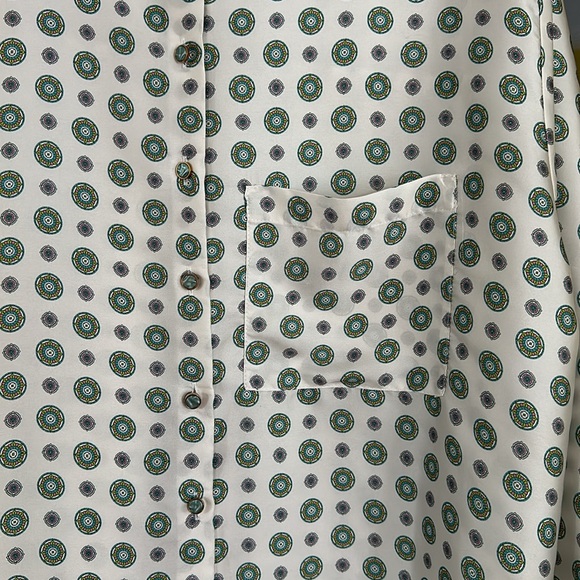 Zara “Printed Satin Shirt” - Picture 5 of 9